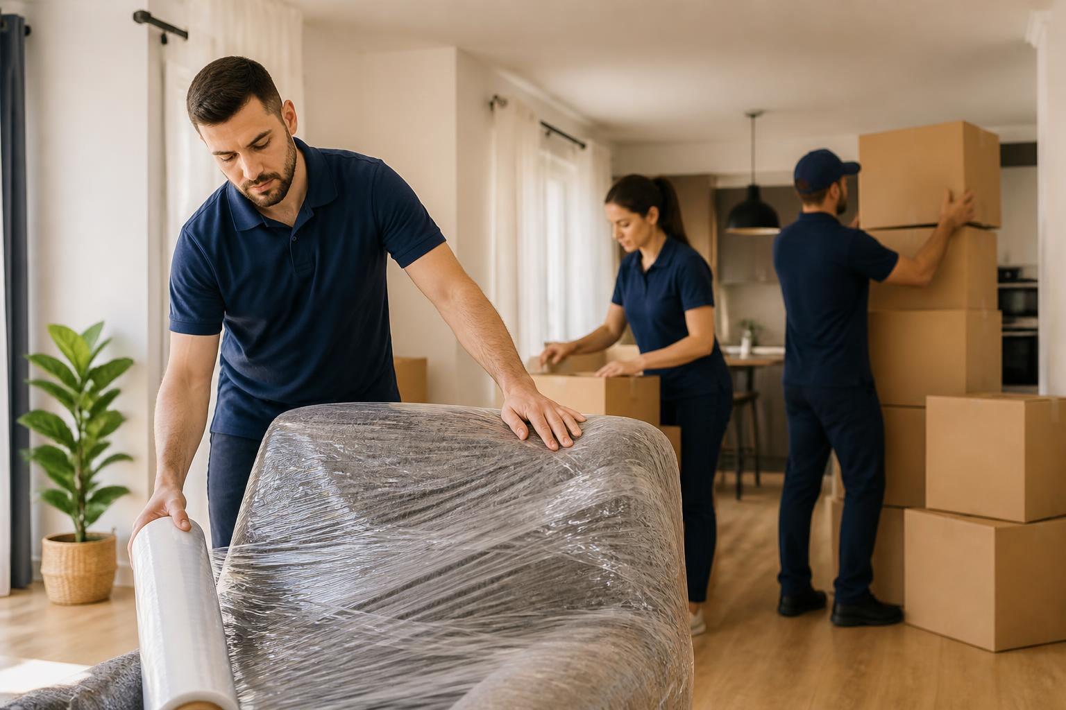 Kuber Movers team coordinating a relocation